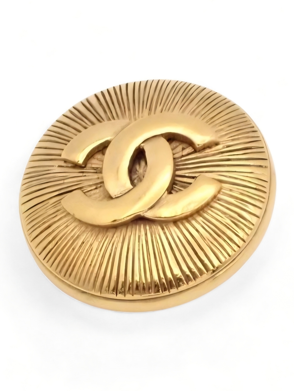 CHANEL CC BROOCH SHOWN LIVR